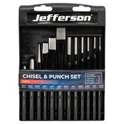 Jefferson 12pc Chisel &amp; Punch Set