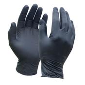 Jefferson 100 Box Black Nitrile Gloves (Size XL) image