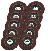 Box Deal - x10 115mm Aluminium Oxide Flap Disc (60 Grit)