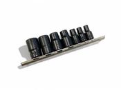 Toolzone 7PC 1/4" &amp; 3/8" Impact E Socket Set