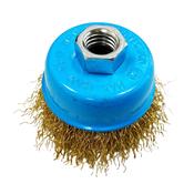 Toolzone 65mm Crimped Wire Cup Brush (M14 Thread)