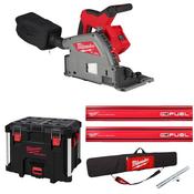 Milwaukee M18FPS55-0PK Fuel 55mm Plunge Saw &amp; Rail Kit (Bare Unit)