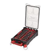 Milwaukee 4932480943 16 Piece 1/2" Deep Impact Socket Set in Packout Case (6 Point) image