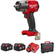 Milwaukee M18FMTIW2F12-502X 1/2'' Mid Torque Wrench (x2 5Ah)