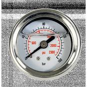 40mm Pressure Gauge 1/4'' Back Feed 160 Bar (2,320psi)