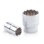 Toptul 1/2"Dr Socket Satin 12pt x 17mm image