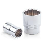 Toptul 1/2"Dr Socket Satin 12pt x 32mm