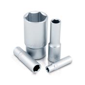 Toptul 3/8" Dr Deep Socket Satin 6pt x 18mm
