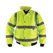 1303 Hi Vis Bomber Jacket Yellow - Size M