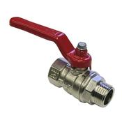 Ball Valve Red Handle 1/4'' Male x 1/4'' Female image