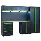 Jefferson Modular Storage System Combo c/w LED Lights