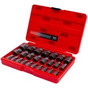 Jefferson 25pc Multi Spline Screw Extractor Set