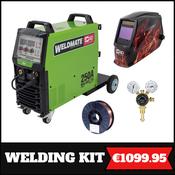 SIP 05751 Weldmate Autoplus 250A Mig/ Arc/ Tig Synergic Welder Package Deal