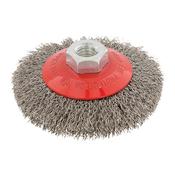 Silverline 100mm Stainless Steel Crimp Bevel Brush