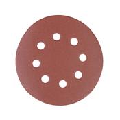125mm Hook &amp; Loop Punched 40 Grit Discs (10pk)