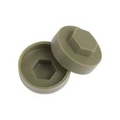 Mak Pak Olive Green Hex Cap 19mm x 8mm (100pk)