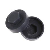 Mak Pak Black Hex Cap 19mm x 8mm (100pk)