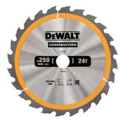 DeWalt 250mm x 30 x 24T Construction Circular Saw Blade