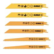 DeWalt 6pc DT2444 Reciprocating Saw Blade Set