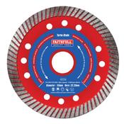 Faithfull 115mm x 22.2mm Turbo Cut Diamond Blade