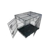 Large Metal Folding Dog Crate (76L x 47W x 55.5Hcm)