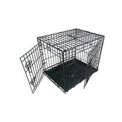 Medium Metal Folding Dog Crate (60L x 44W x 50.5Hcm)