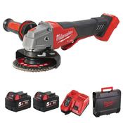 Milwaukee M18FSAGV115XPDB-502X 115mm Angle Grinder (x2 5Ah)