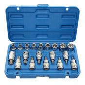 Normex 19pc TX/TXE Socket Set In Case
