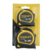 Stanley 5M &amp; 8M Twin Pack Tylon Measuring Tapes