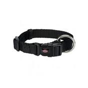 Trixie 30 - 45cm x 15mm Premium Black Dog Collar (S - M) image