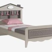 Houses Bed with Headboard - 120cm