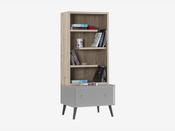 Luna Bookcase for Kids | Stylish Storage by Mandiinteriors
