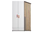 Montessori Hut 3-Door Wardrobe – Kids Storage | M&amp;I