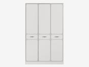 Pearl S Three-Door Wardrobe - Kids Storage - M&amp;I Interiors