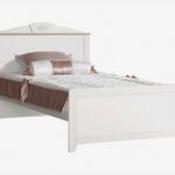Pink Freesie Bed with Headboard - 100cm, without Headboard &amp; Footrest Upholstery