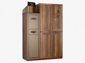 Pirate Three-Door Wardrobe | Stylish Storage by M&amp;I