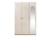 Louis 3-Door Wardrobe with Mirror | M&amp;I Interiors image