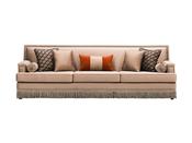 Porto 4-Seater Lux Fringed Sofa – M&amp;I Interiors