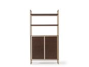 Montana Brown Storage Module – Brass Frame Style