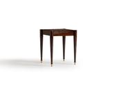 Nevada Walnut Side Table with Checkered Top | Mandiinteriors