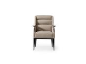Galante Beige Armchair Layered Back Comfort | Mandiinteriors