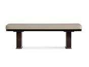 Senato Beige Bench with Brown Legs - Mandiinteriors