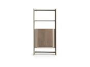 Milano Cream Unit – Brown Panel Storage &amp; Style - M&amp;I