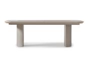 Leora Cream Dining Table – Textured Elegance - M&amp;I Interiors