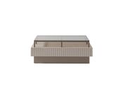 Galante Beige Coffee Table Cream Frame - Mandiinteriors