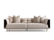 Ecrue Cream 4-Seater Sofa with Gold Accents | Mandiinteriors image