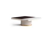 Casto Coffee Table with Gold Accents - Mandiinteriors