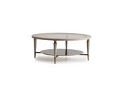 Ecrue Middle Table Glass Top with Gold Legs - Mandiinteriors