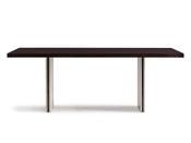 Casto Cream &amp; Brown Dining Table - Mandiinteriors
