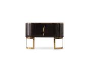 Parma Walnut Dresser – Gold Accents, Timeless Charm